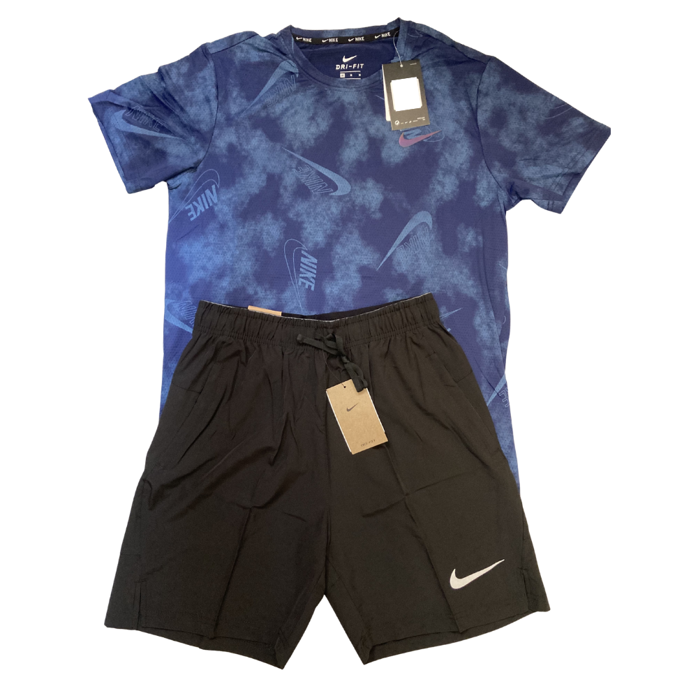 Ensemble Nike – Bleu/Noir – Image 2