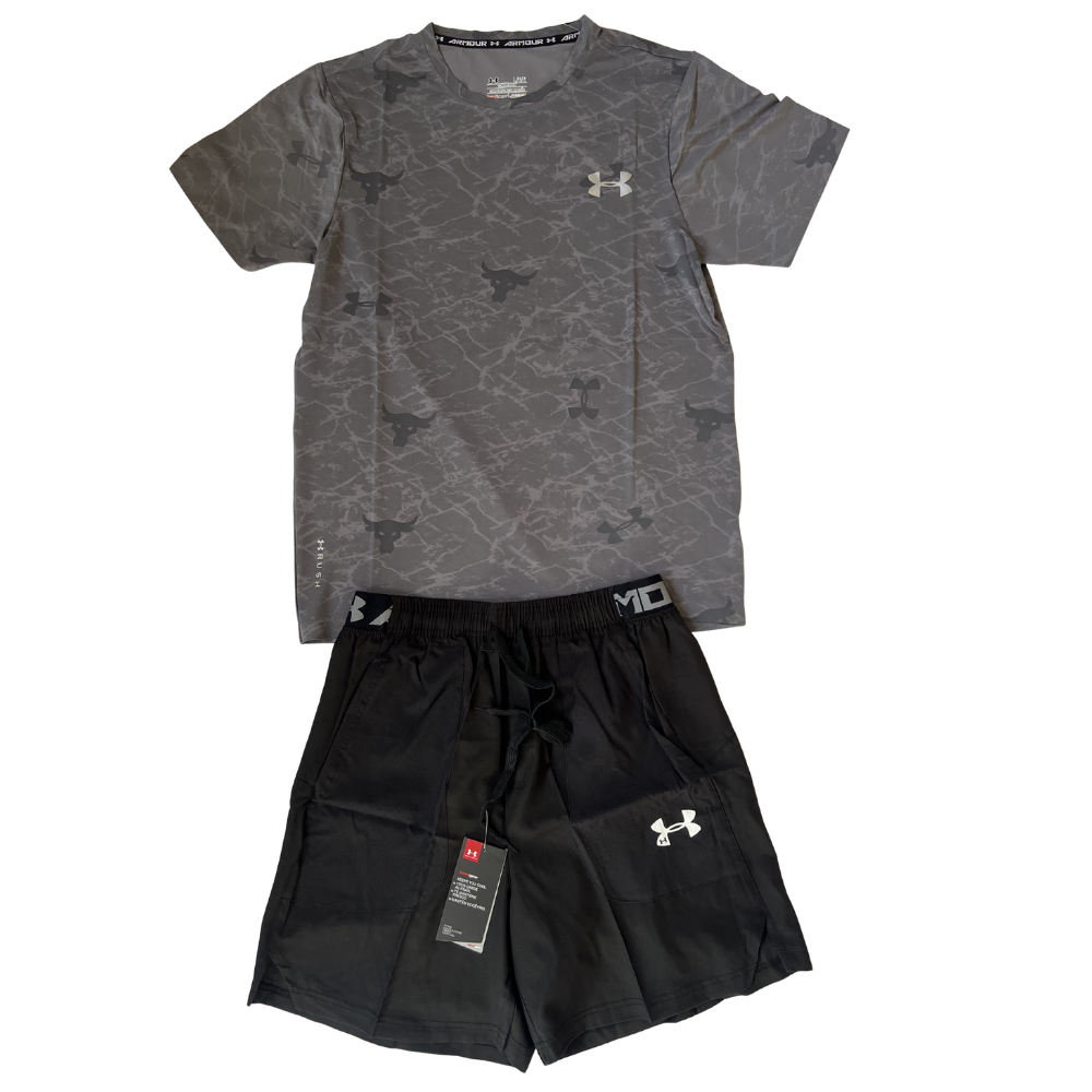 Ensemble Under Armour – Gris/Noir – Image 2