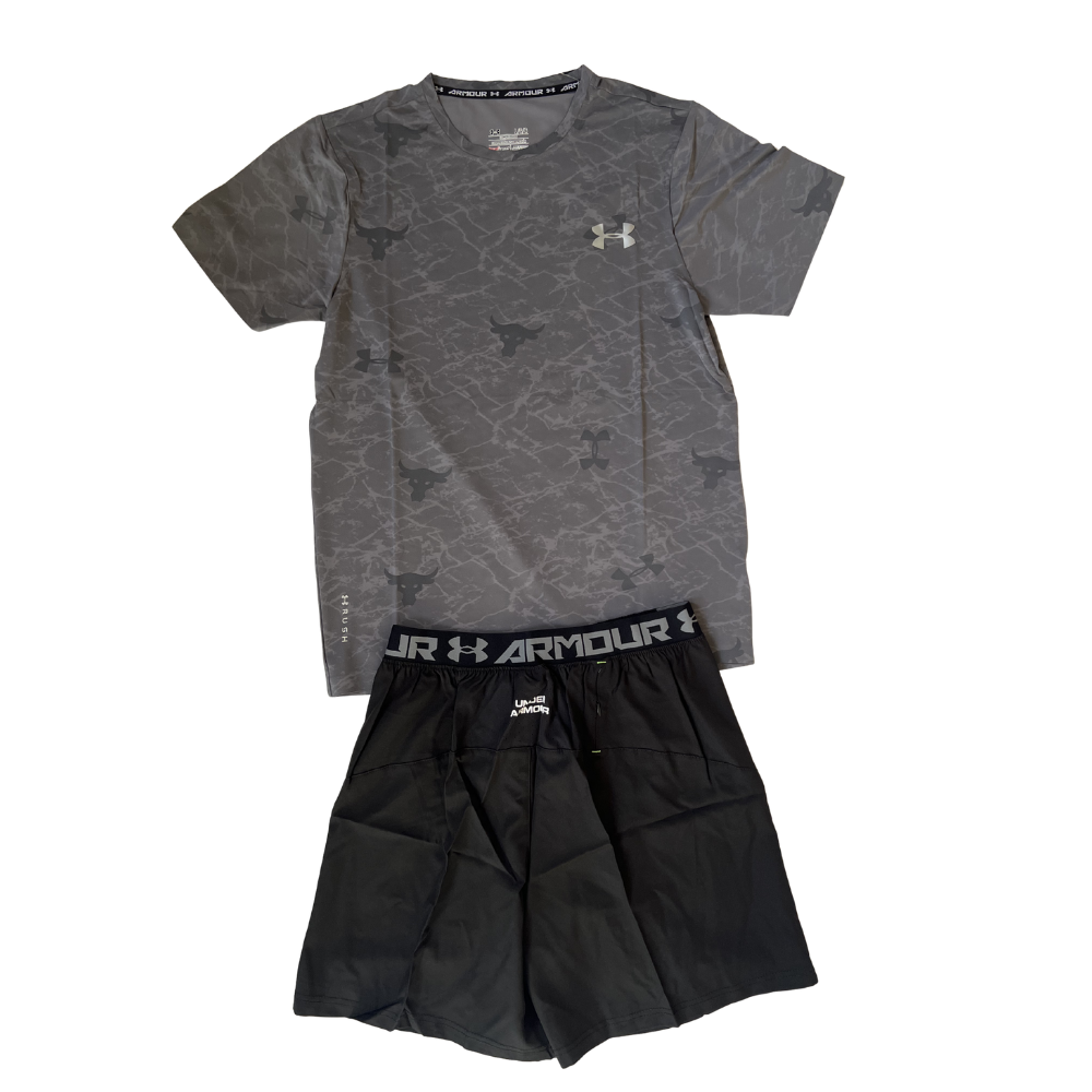 Ensemble Under Armour – Gris/Noir – Image 3