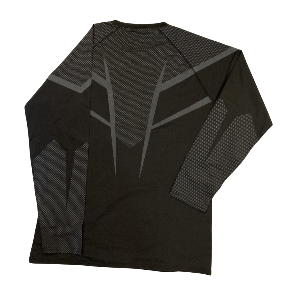 T-shirt de Compression manche longue ONIX V6 – Logo Bleu – Image 5
