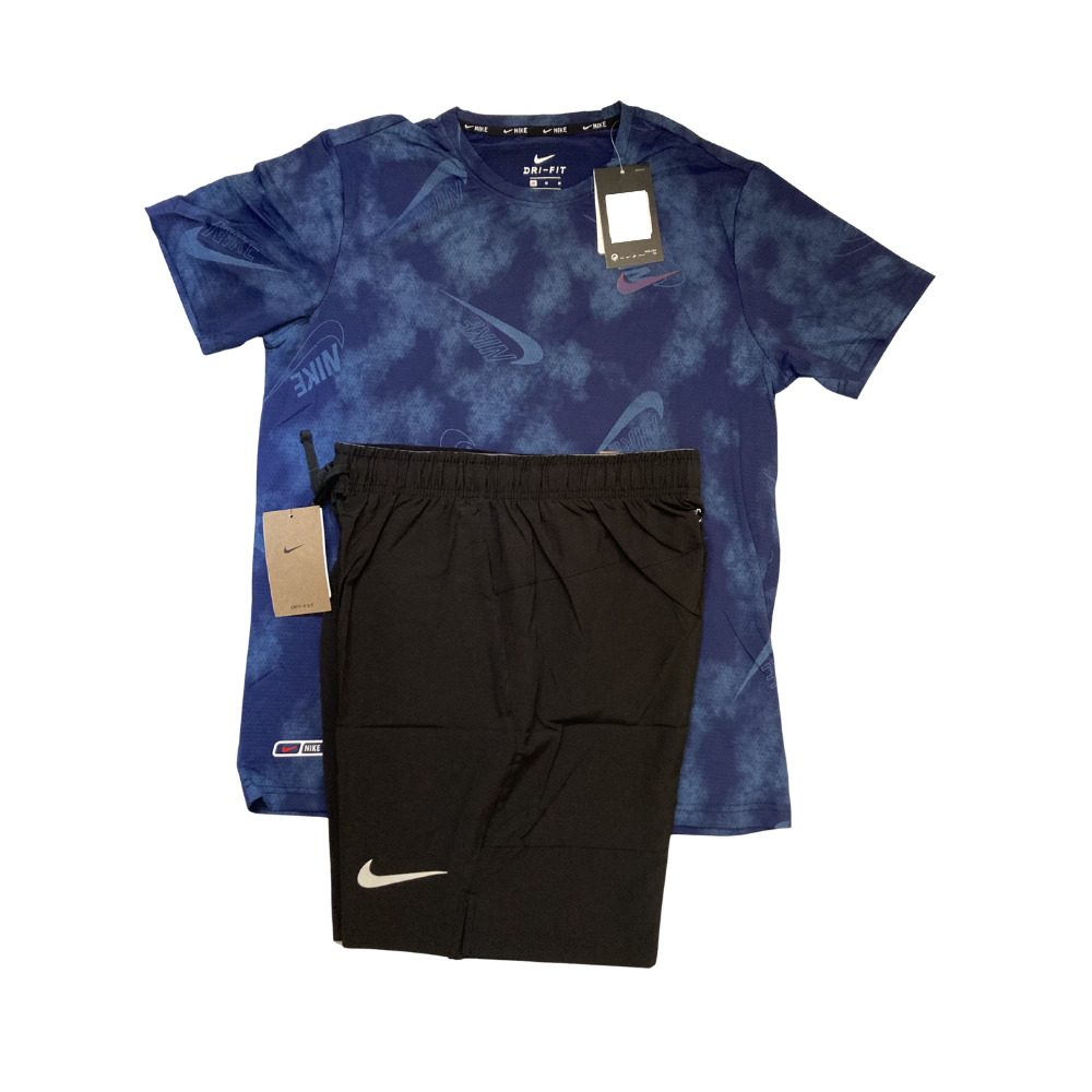 Ensemble Nike – Bleu/Noir – Image 3