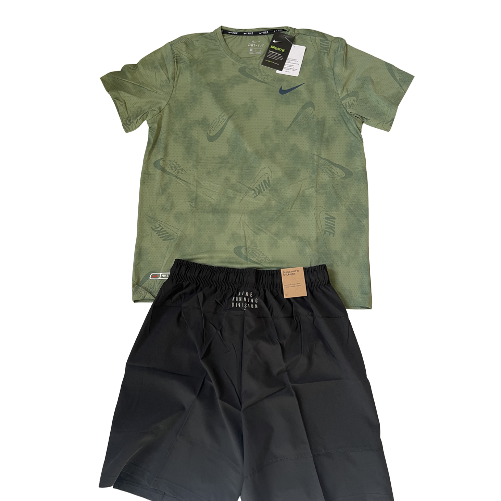 Ensemble Nike – Vert Olive/Noir – Image 3