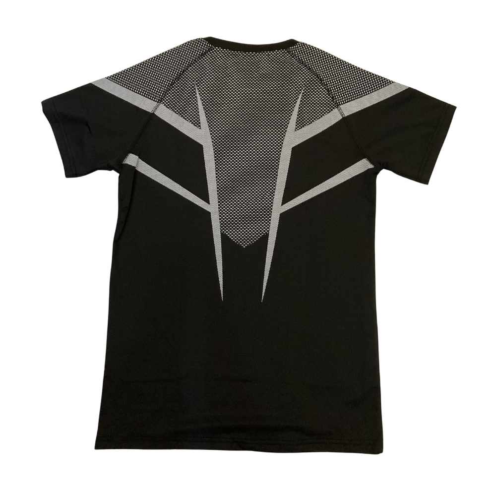 T-shirt de Compression ONIX V6 – Noir/Gris – Image 4