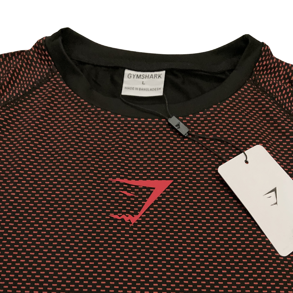 T-shirt de Compression ONIX V6 – Noir/Bordeaux – Image 4